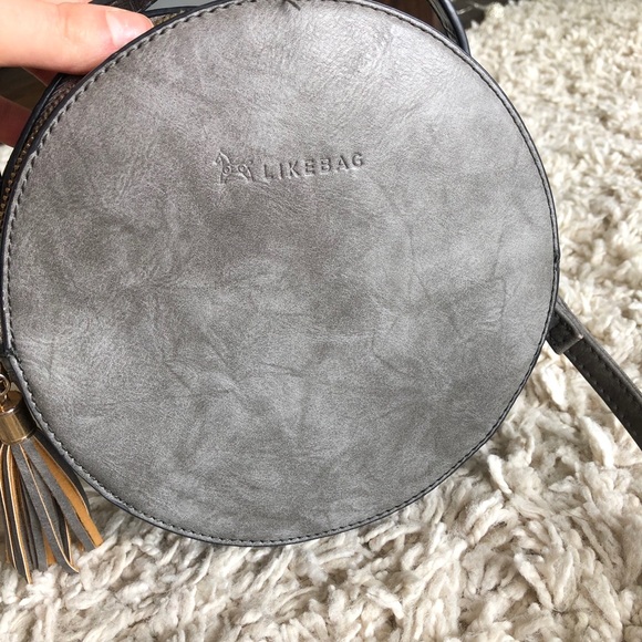 Gray shoulder Crossbody bag - Picture 2 of 6